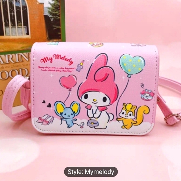 NWT Helly Mymelody PU Leather Coddbody Purse - Picture 2 of 3